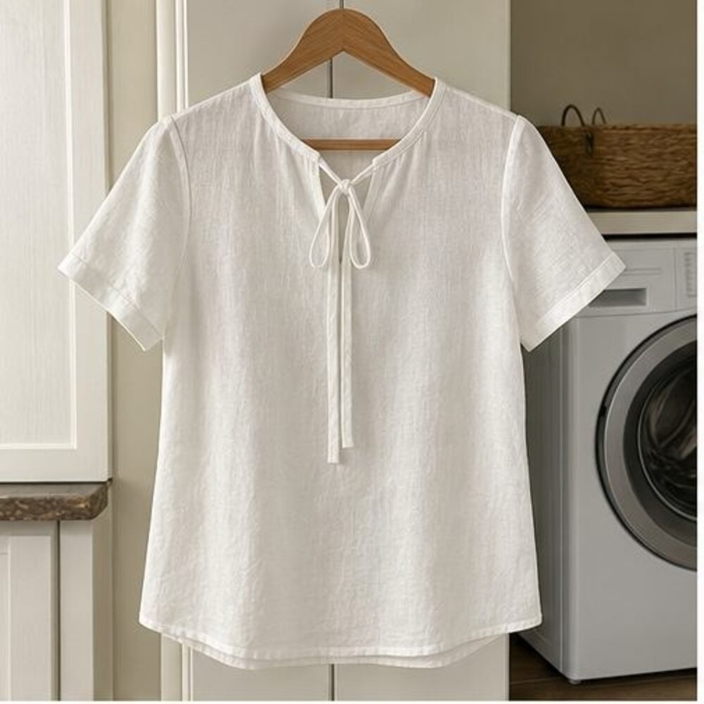 White Wrap Blouse